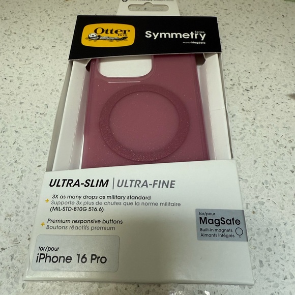 OtterBox Other - OtterBox NWT Pink symmetry Case for iPhone 16 Pro